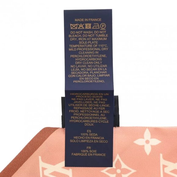 LOUIS VUITTON Bandeau BB Lucky LV Pink M78427 scarf - Picture 7 of 8